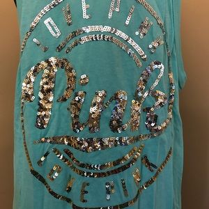 PINK tank top with sequins